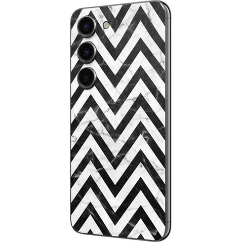 Chevron Marble Galaxy S23 Skin