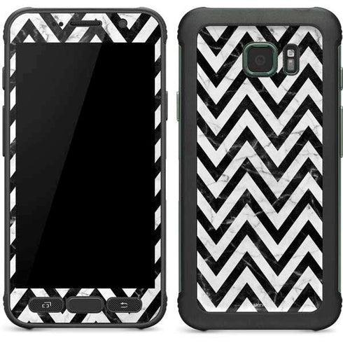 Chevron Marble Galaxy S7 Active Skin
