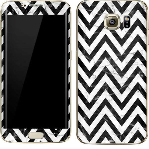 Chevron Marble Galaxy S7 Edge Skin