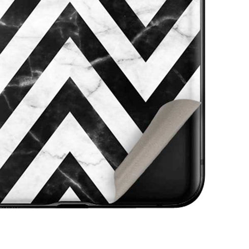 Chevron Marble Galaxy Z Flip Skin