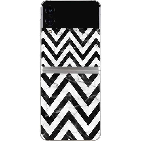 Chevron Marble Galaxy Z Flip3 5G Skin