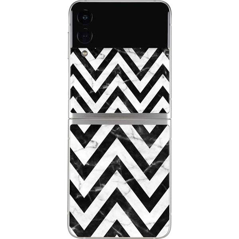 Chevron Marble Galaxy Z Flip4 5G Skin