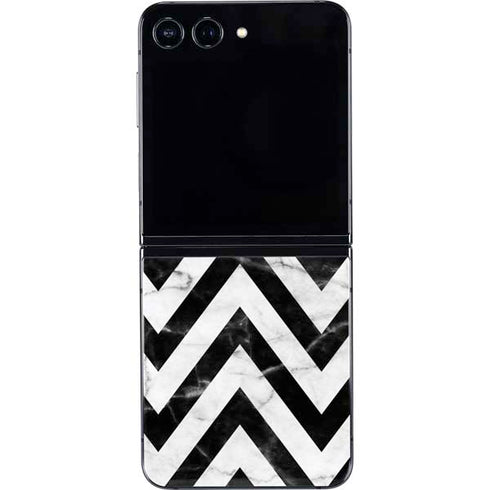 Chevron Marble Galaxy Z Flip5 5G Skin