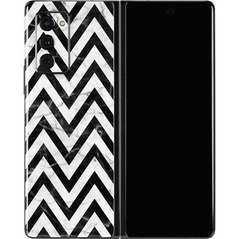 Chevron Marble Galaxy Z Fold2 5G Skin