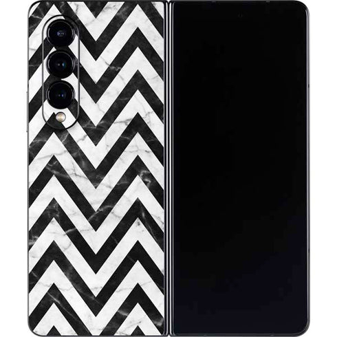 Chevron Marble Galaxy Z Fold4 5G Skin