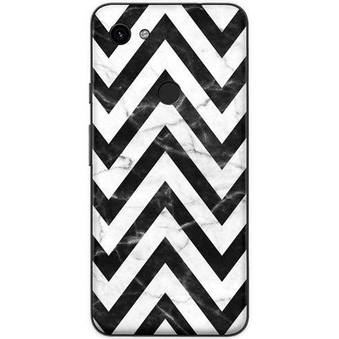 Chevron Marble Google Pixel 3a XL Skin