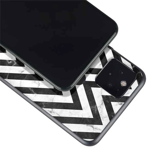 Chevron Marble Google Pixel 5 Skin