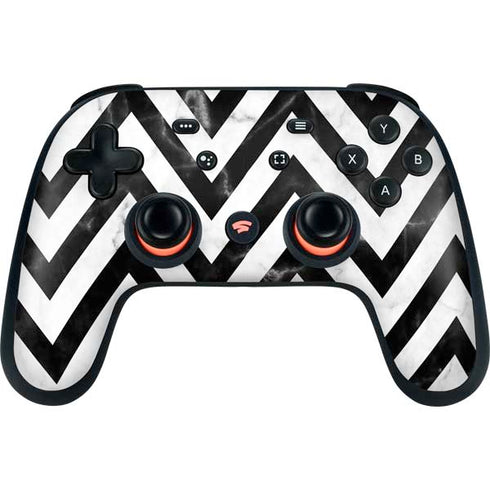 Chevron Marble Google Stadia Controller Skin