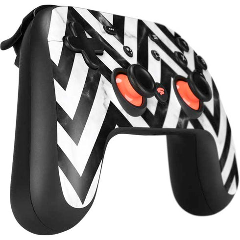 Chevron Marble Google Stadia Controller Skin
