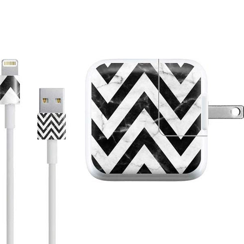 Chevron Marble iPad Charger (10W USB) Skin