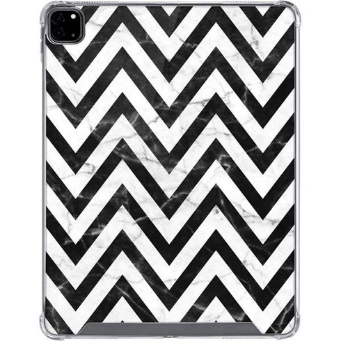 Chevron Marble iPad Pro 12.9in (2020) Clear Case