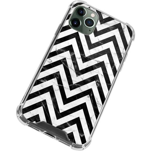Chevron Marble iPhone 11 Pro Max Clear Case