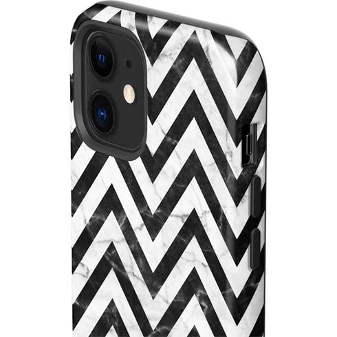 Chevron Marble iPhone 12 Impact Case