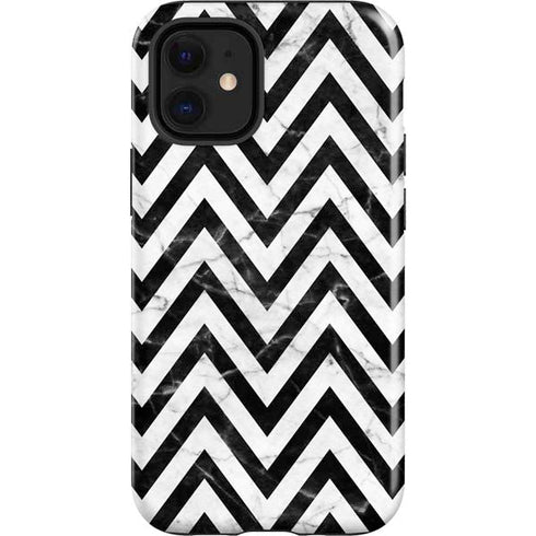 Chevron Marble iPhone 12 Mini Impact Case