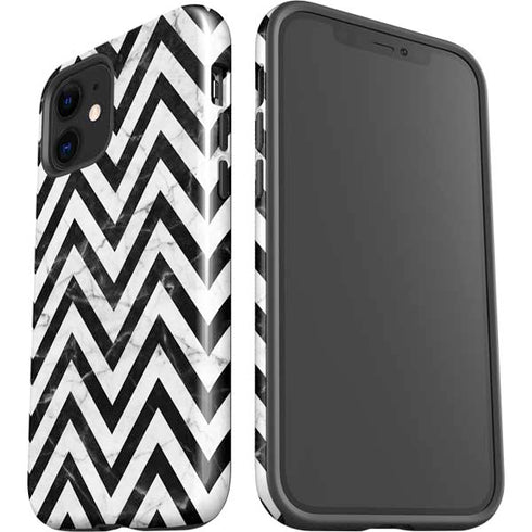 Chevron Marble iPhone 12 Mini Impact Case