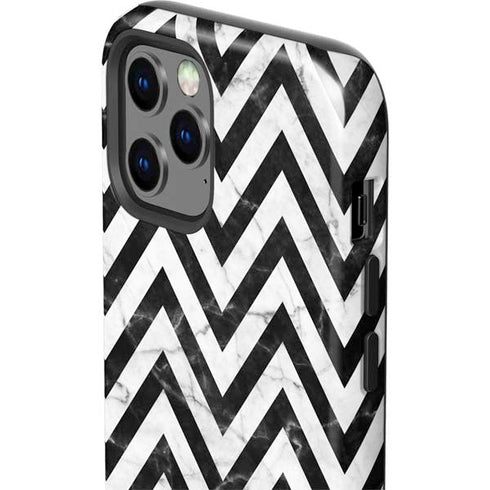 Chevron Marble iPhone 12 Pro Impact Case