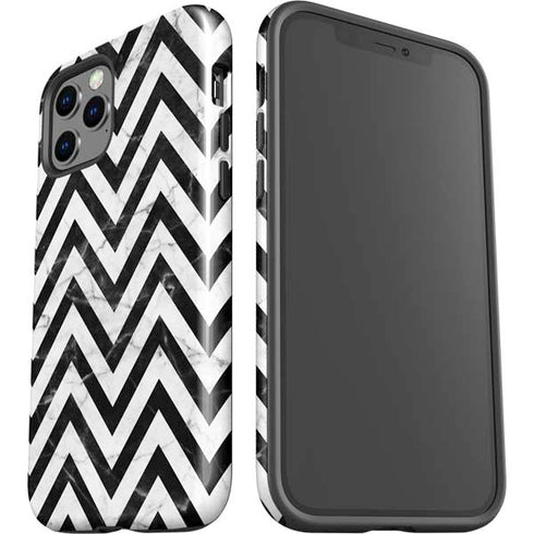 Chevron Marble iPhone 12 Pro Max Impact Case