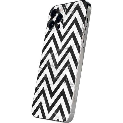 Chevron Marble iPhone 12 Pro Max Skin