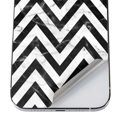 Chevron Marble iPhone 12 Pro Max Skin