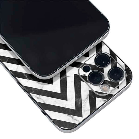 Chevron Marble iPhone 12 Pro Skin