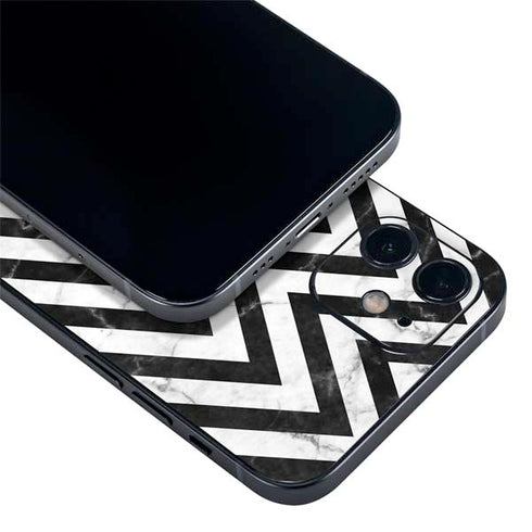 Chevron Marble iPhone 12 Skin