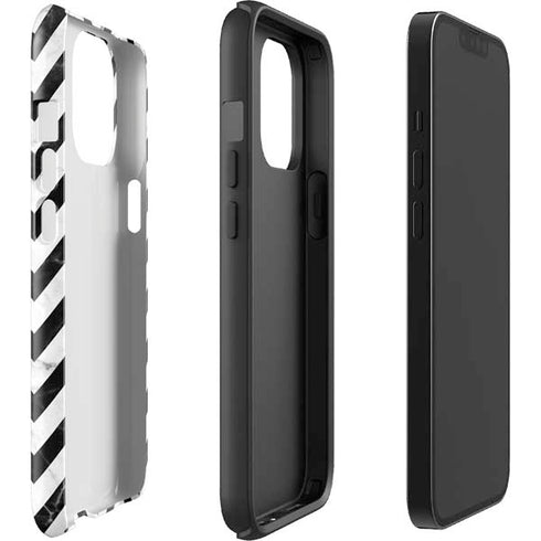 Chevron Marble iPhone 13 Pro Max Impact Case