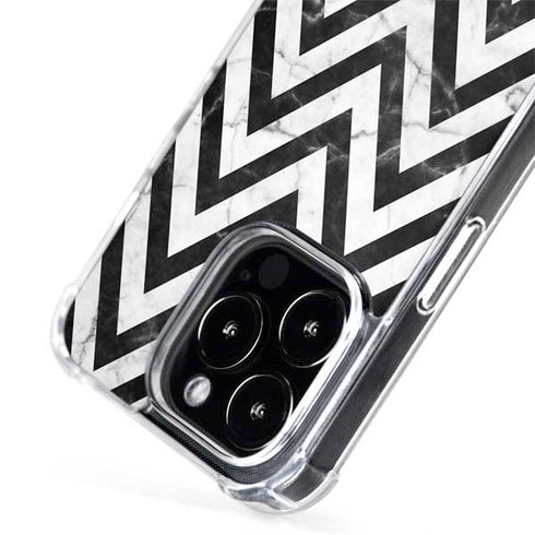 Chevron Marble iPhone 15 Pro Max MagSafe Case