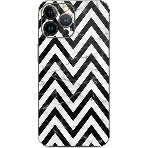 Chevron Marble iPhone 14 Pro Max Skin