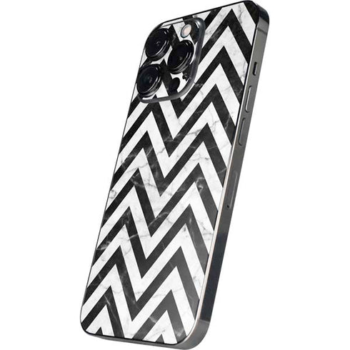 Chevron Marble iPhone 14 Pro Max Skin