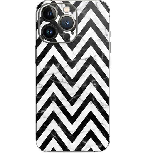 Chevron Marble iPhone 14 Pro Skin