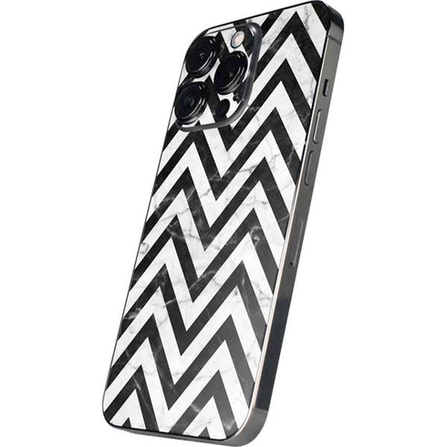 Chevron Marble iPhone 15 Pro Skin