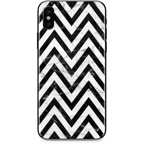 Chevron Marble iPhone X Skin