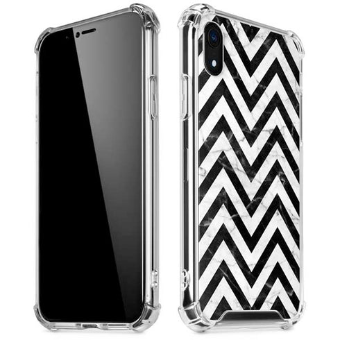 Chevron Marble iPhone XR Clear Case