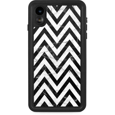 Chevron Marble iPhone XR Waterproof Case