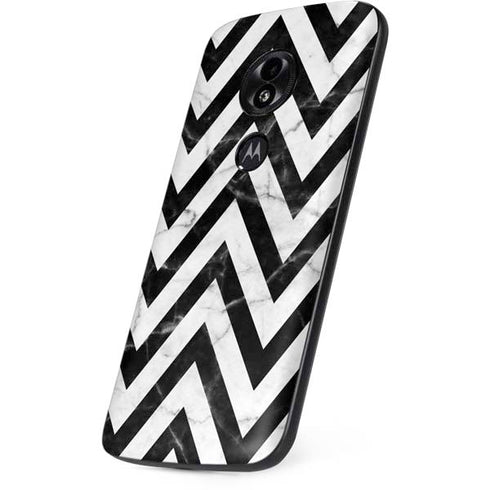 Chevron Marble Moto E5 Play Skin