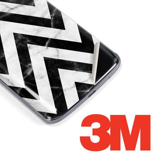 Chevron Marble Moto E5 Plus Skin