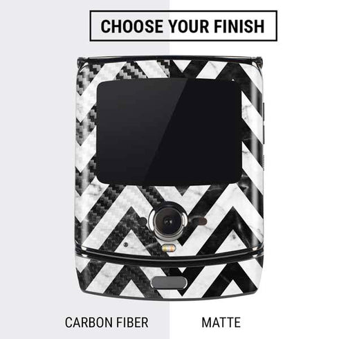 Chevron Marble Motorola RAZR Skin
