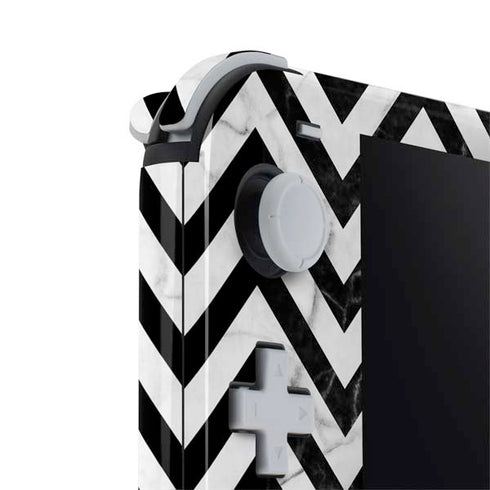 Chevron Marble Nintendo Switch Lite Skin