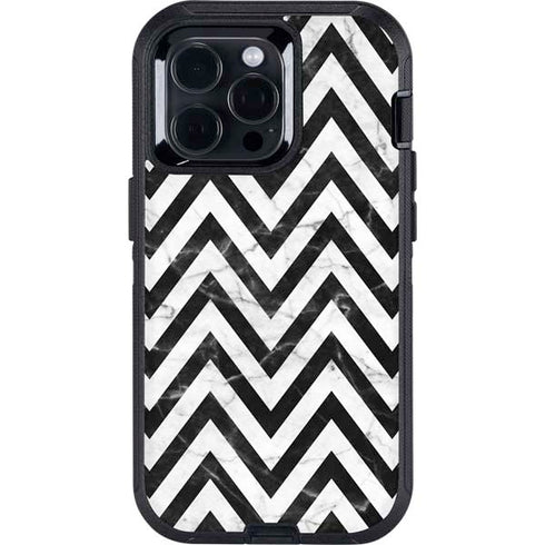 Chevron Marble Otterbox Defender iPhone Skin