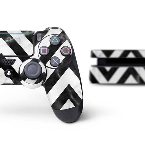 Chevron Marble PS4 Slim Bundle Skin