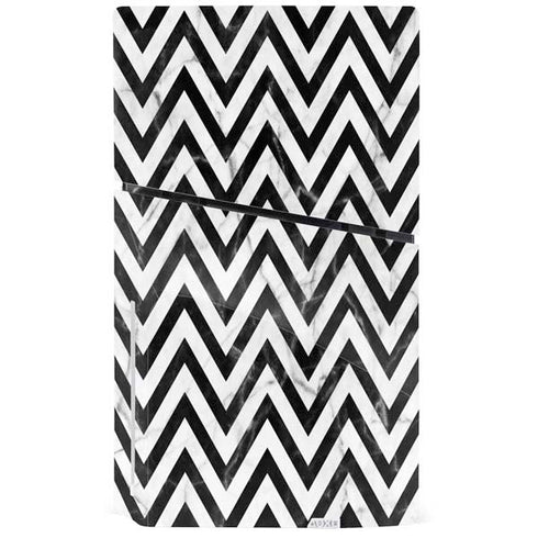 Chevron Marble PS5 Slim Disk Bundle Skin