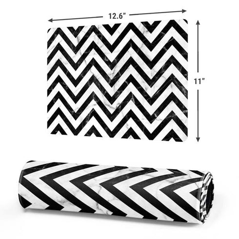 Chevron Marble Gaming Mouse Pad