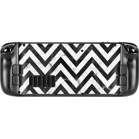 Chevron Marble Steam Deck Handheld Gaming Computer Skin