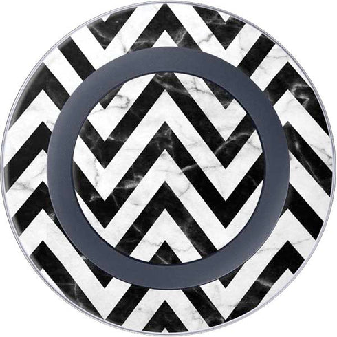 Chevron Marble Wireless Charger Skin