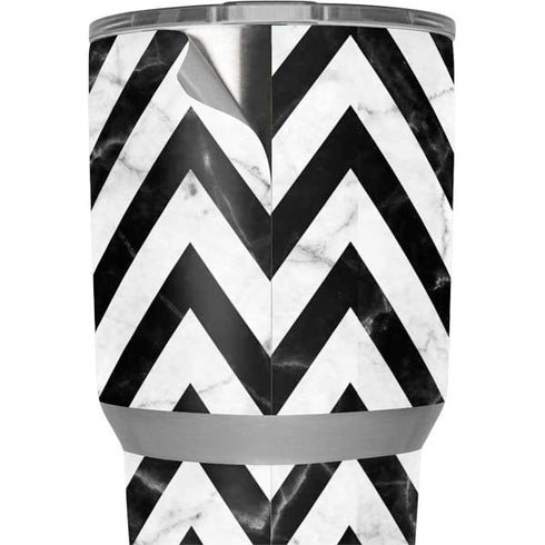 Chevron Marble Yeti 30oz Rambler Tumbler Skin