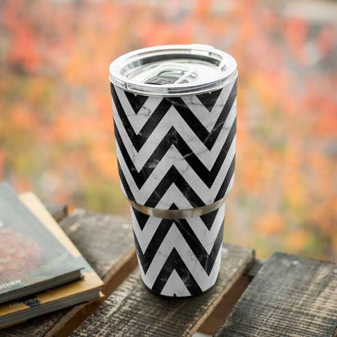 Chevron Marble Yeti 30oz Rambler Tumbler Skin