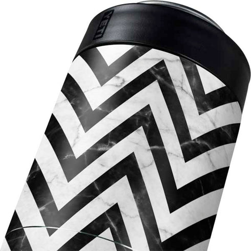 Chevron Marble Yeti Colster Can Insulator Skin