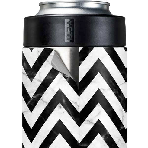 Chevron Marble Yeti Colster Can Insulator Skin
