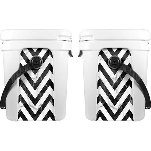 Chevron Marble YETI Roadie 24 Hard Cooler Skin