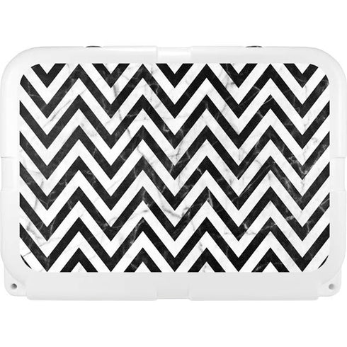 Chevron Marble YETI Tundra 35 Hard Cooler Skin